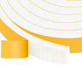 White Weather Stripping, Strong Self Adhesive Weather Stripping Door Seal by Trisiki