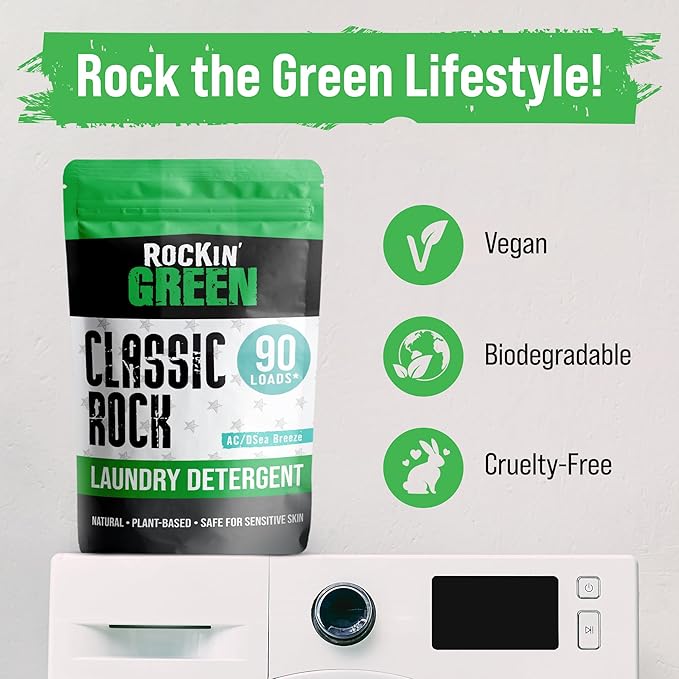 Rockin' Green Classic Rock Laundry Detergent, Plant based, All Natural Laundry - Image 6