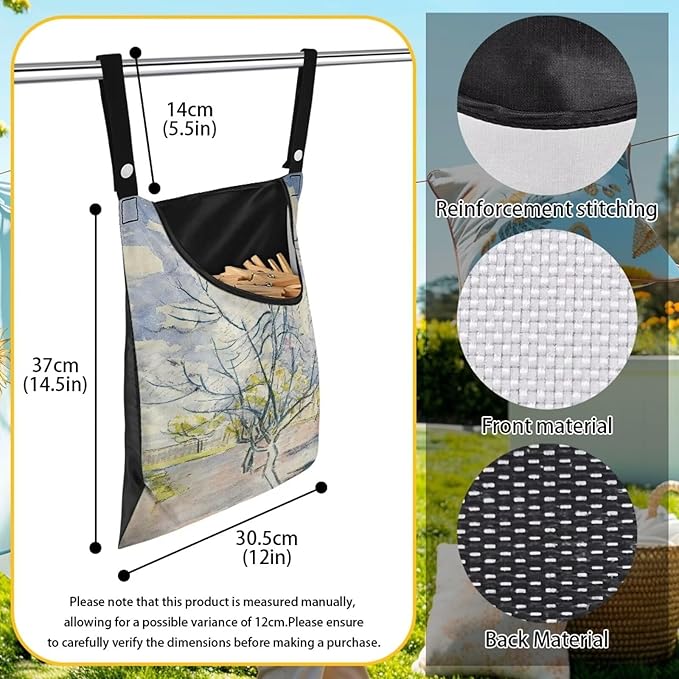 Weather Resistant Clothespin Storage Bag - Image 6