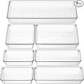Criusia Clear Drawer Organizer 7 PCS by Criusia