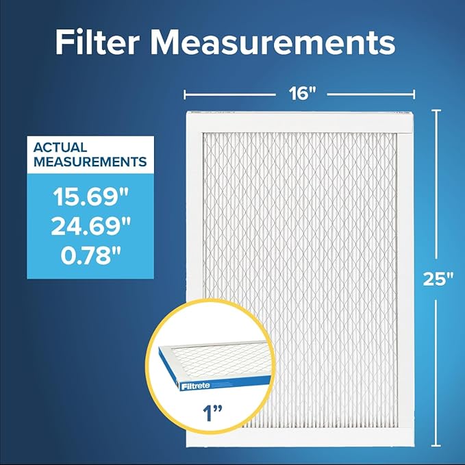 Filtrete 16x25x1 AC Furnace Air Filter, MERV 13, MPR 1900, Premium Allergen - Image 3