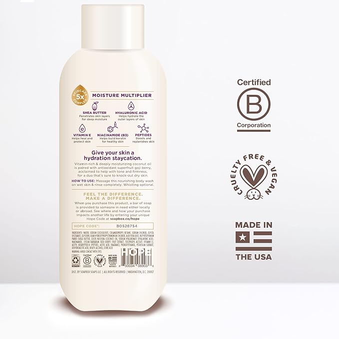 Soapbox Body Wash, Coconut + Goji Berry Body Wash - Image 5