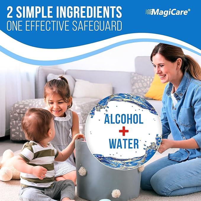 MagiCare 75% Large Alcohol Wipes - Image 6
