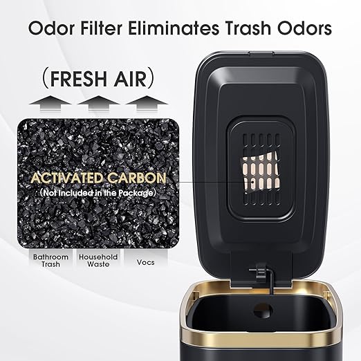 CEROELDA Small Bathroom Trash Can - Image 5