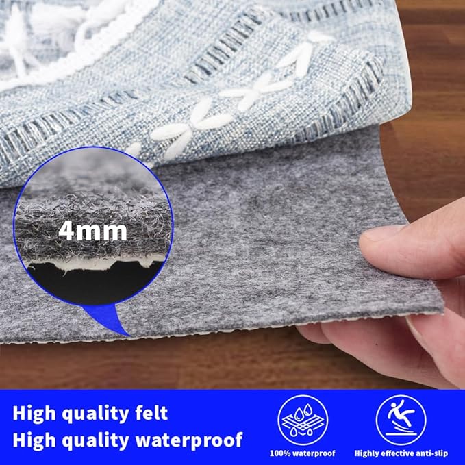 100% Waterproof Non-Slip Rug Pad 8x10 - Image 6