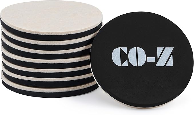 CO-Z 8pcs Felt Furniture Sliders by CO-Z