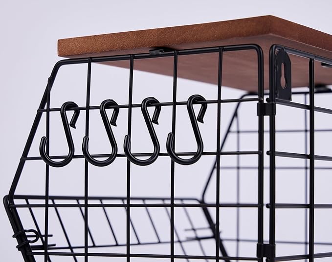 2 Pack XL Trash Bag Holder, Stackable Garbage Bag Dispenser - Image 3