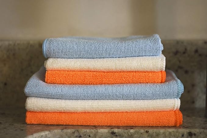 Tricol Clean Certified Recycled Microfiber Cleaning Cloths, Made from Plastic - Image 3