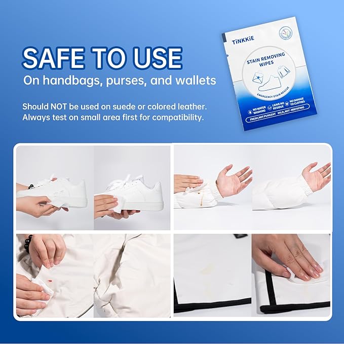50-Pack Stain Remover Wipes, Portable Clothing Stain Remover Wipes, Instant - Image 6