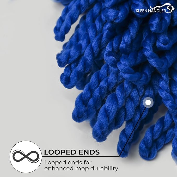 Kleen Handler 48 inch Microfiber Dust Mop | Extra Large Washable Commercial Mop - Image 9