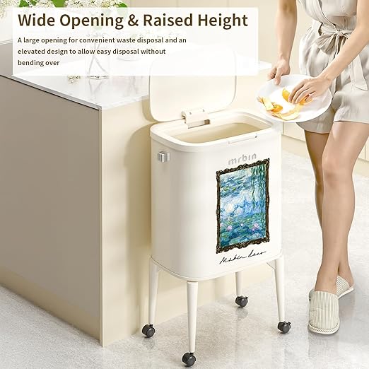MRBIN Metal Kitchen Trash Can - Image 3