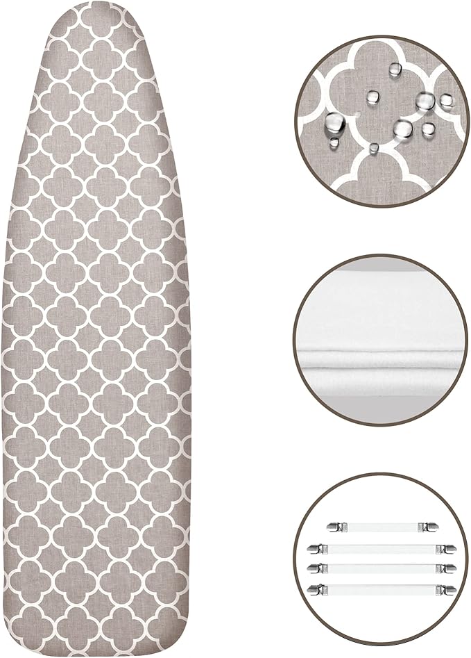 Extra Wide Ironing Board Cover and Pad, 18X49 Reflective Silicone Ironing Board - Image 7