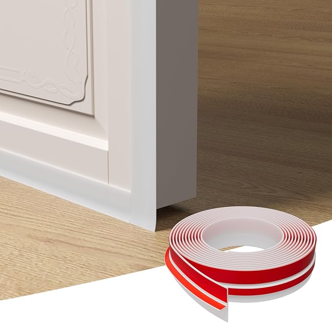T-Shaped Door Draft Stopper, 1.97 in x 20 Ft Silicone Seal Strip - Image 4