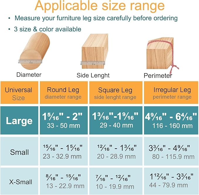 32 Pcs Silicone Chair Leg Floor Protectors - Image 2