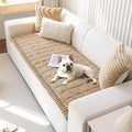 OTOB Dog Couch Covers for 3 Cushion Washable Non Slip Plush Pet Friendly Bed by OTOB