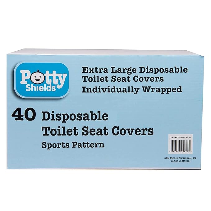 Disposable Toilet Seat Covers for Kids & Adults, 40 Pack - Image 9