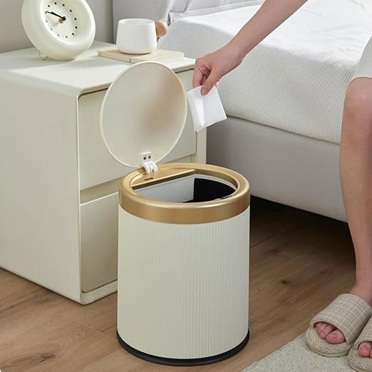 URALFA 3.7 Gallon Motion Sensor Bathroom Trash Can - Image 4