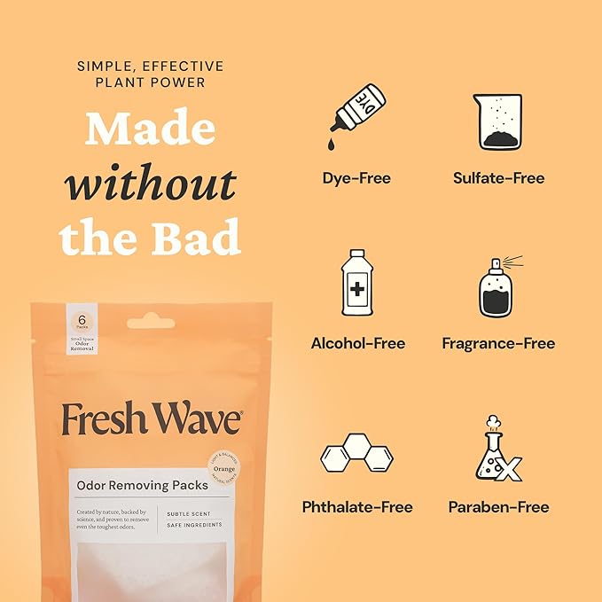 Fresh Wave Orange Odor Eliminating & Deodorizing Packs - Image 8