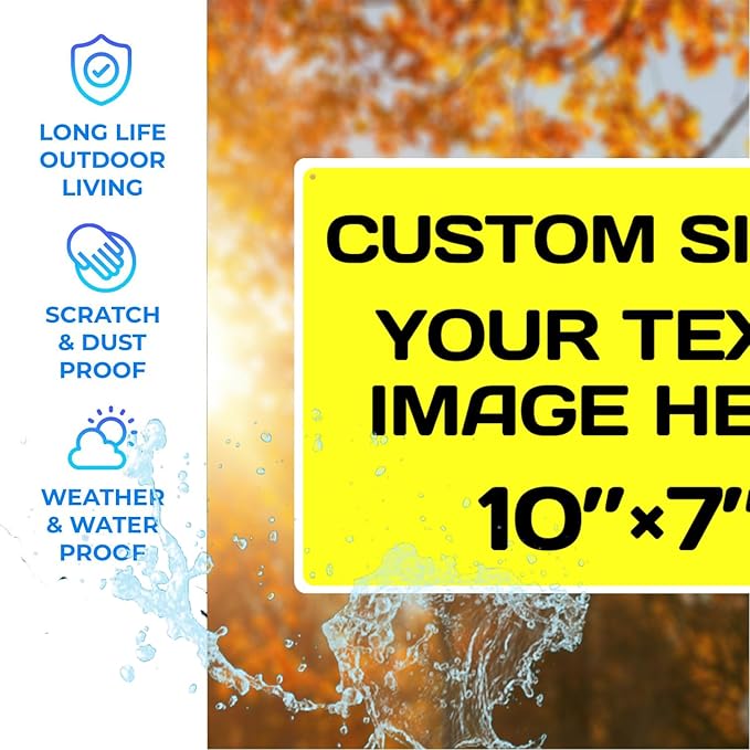 Personalized Aluminum Weatherproof Metal Signs - Image 4