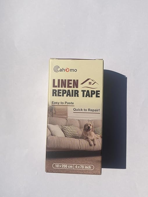 Linen Repair Tape 4x79 inch, Self Adhesive Fabric Patches, Linen Patch Tape Kit - Image 10