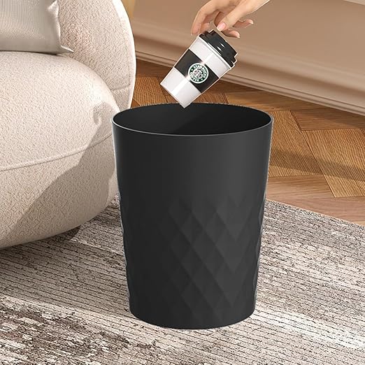 2 Pack Small Trash Can 1.8 Gallon Bathroom Garbage Can Waste Basket Recycling - Image 4