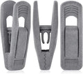 Grey Hanger Clips for Velvet Hangers by TOFIIGREM
