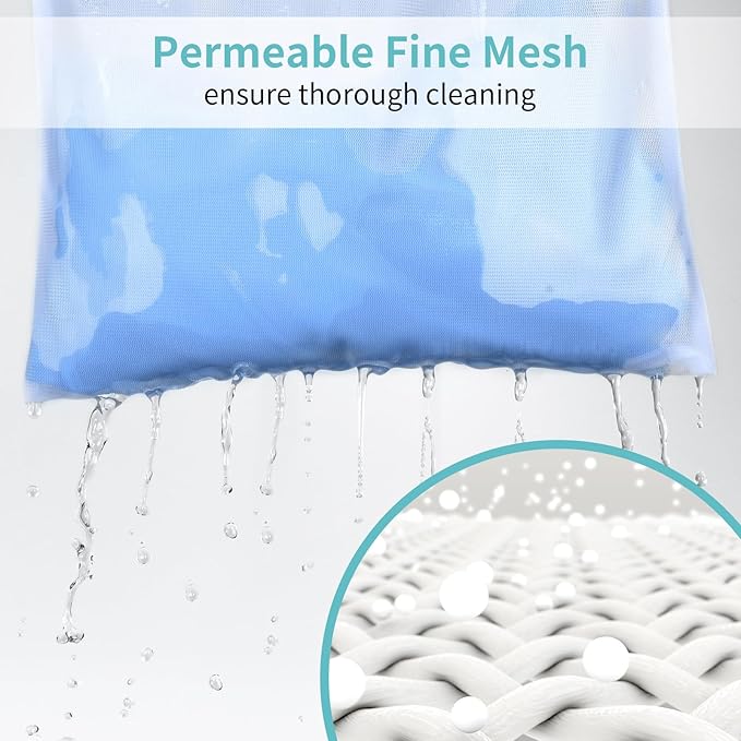 OTraki 12x16 Inch Mesh Laundry Bag 2 Pack Small Lingerie Sock Bag Washing - Image 2