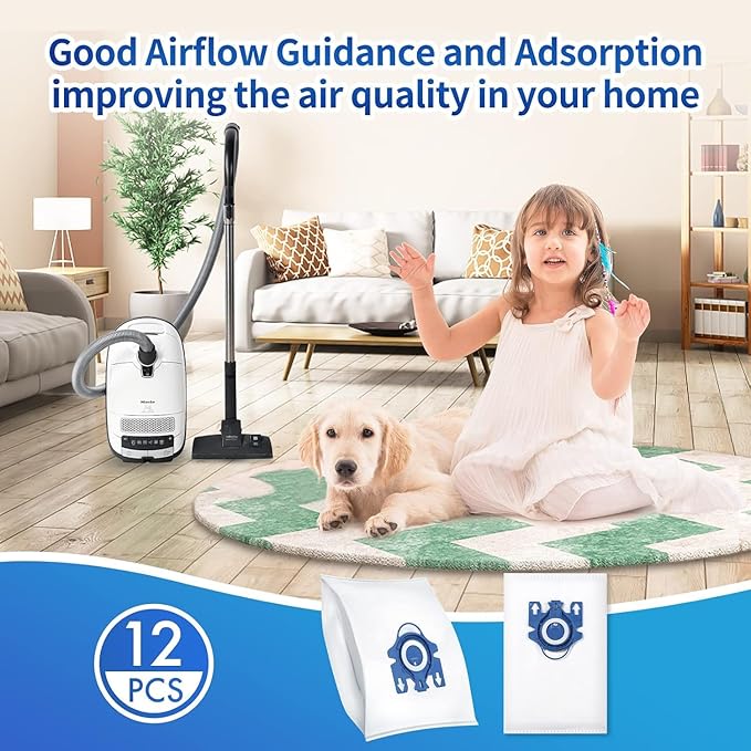 12 Pack 3D Dust Bags, Compatible - Image 7
