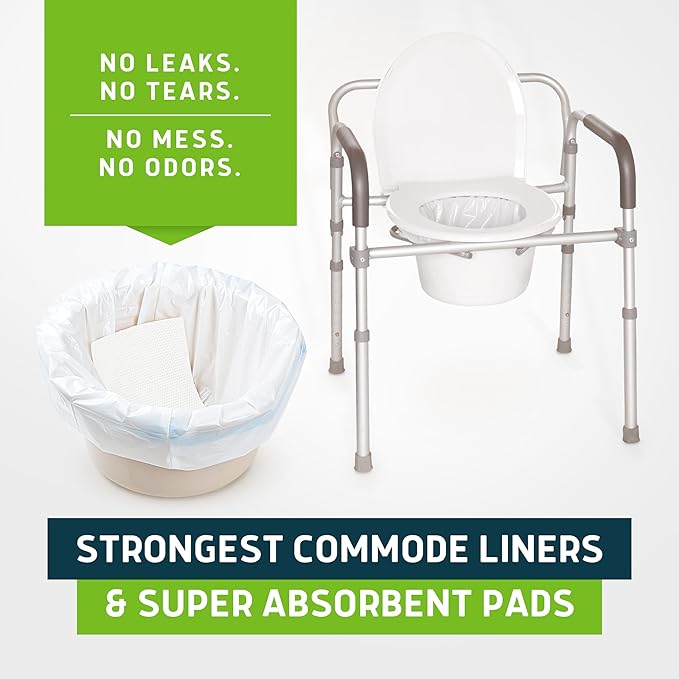 Lunderg Commode Liners with Absorbent Pads - Image 8