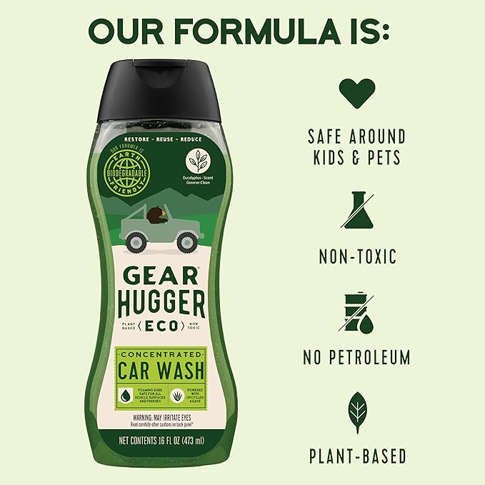 Gear Hugger Car Wash Soap – Eco-Friendly Car Cleaner, Biodegradable Car Wash - Image 2