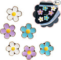 6pcs Flowers Car Decor, Cute Car Air Freshener Vent Clips, 3cm/2.7cm Refillable by CarInteriorAesthetic