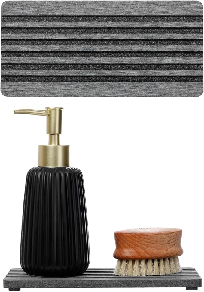 2PCS Diatomite Quick Stone Drying Tray Mat by Razborci