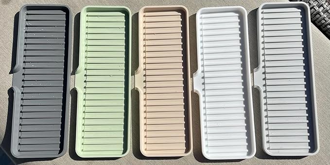 Happitasa Silicone Soap Dish Tray and Sponge Holder - Image 8