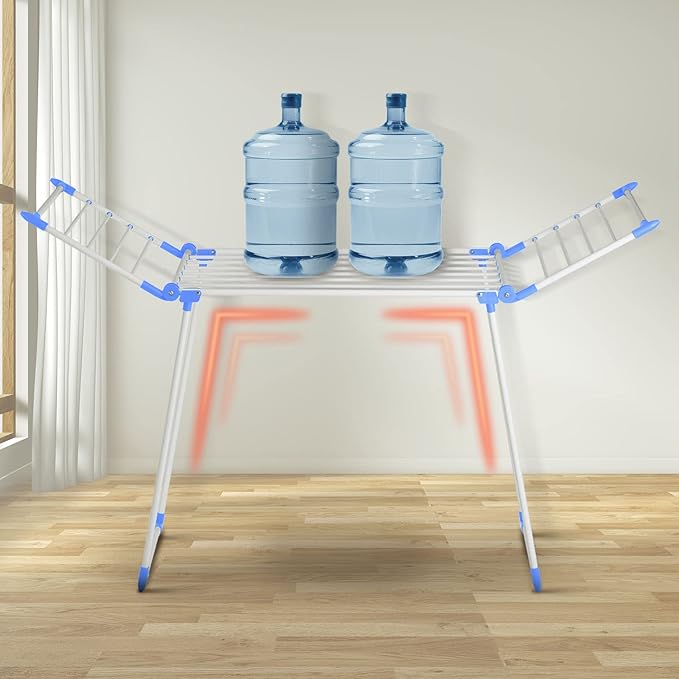 Clothes Drying Rack, Gullwing Laundry Rack, Collapsible, Space-Saving Laundry - Image 9