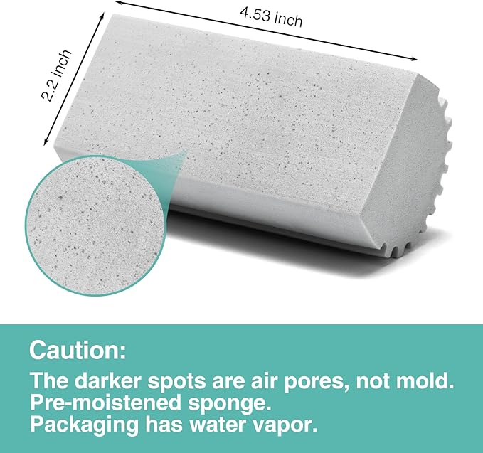 4 Pack Damp Dusting Sponge Duster, Reusable Household Cleaning Sponge Tool - Image 6