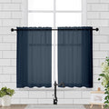 Chyhomenyc Sheer Window Curtains Tier 2 Pieces Set, 36 inch Length, Short by Chyhomenyc
