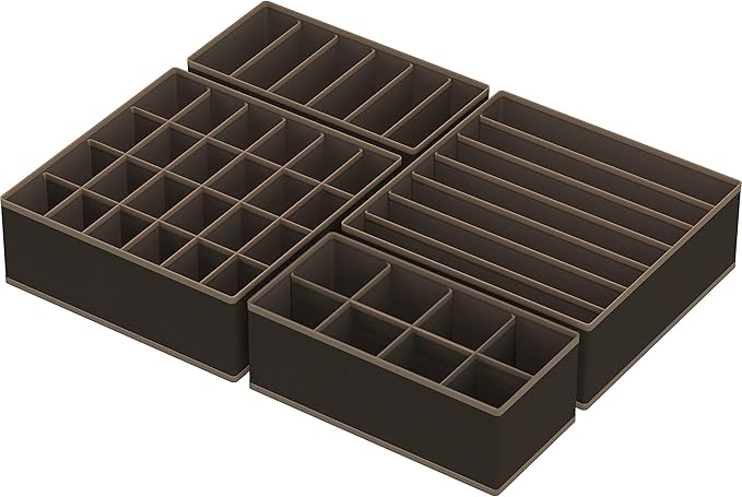 Simple Houseware 4-Pack Drawer Organizer Set - Image 2