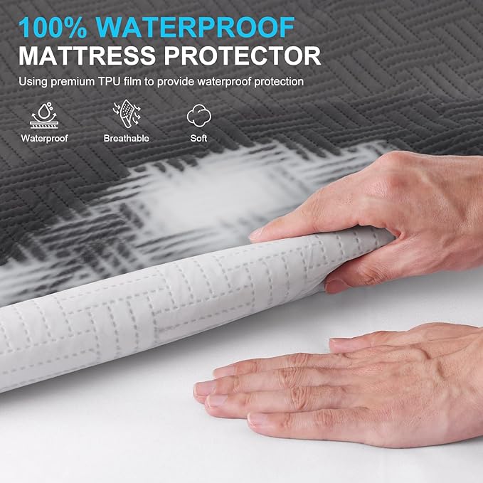 Waterproof Mattress Protector Twin XL Size - Image 2