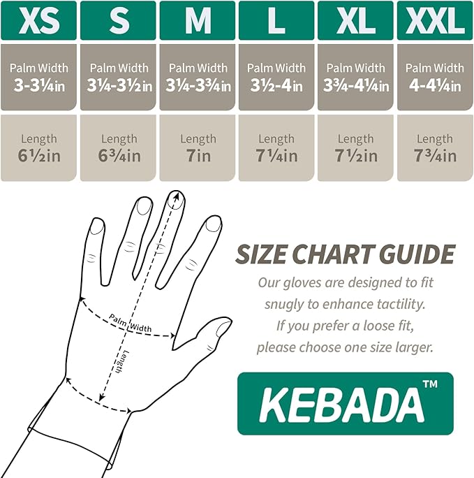 6-Paris XL Work Gloves for Men and Women, Nitrile Coated Safety Protective - Image 6