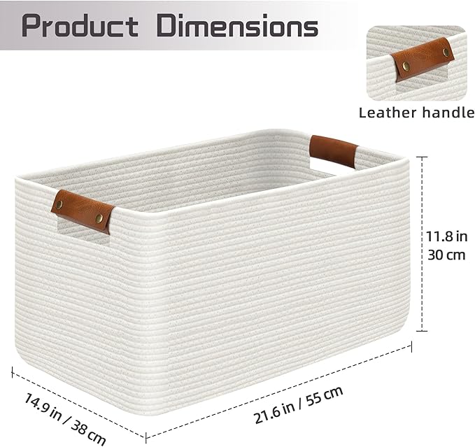 Large Collapsible Laundry Basket, Clothes Hamper - Image 2