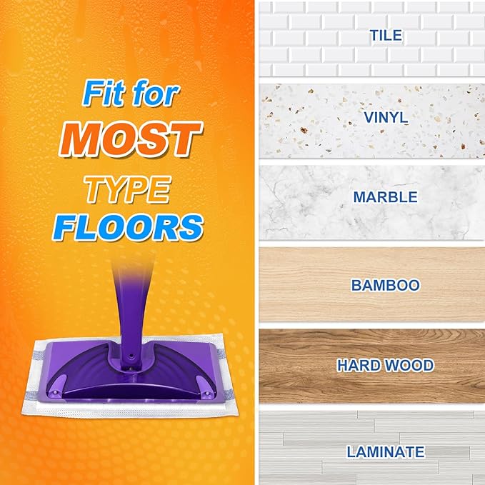 Microfiber Floor Mop Pads 36 Count Compatible - Image 8