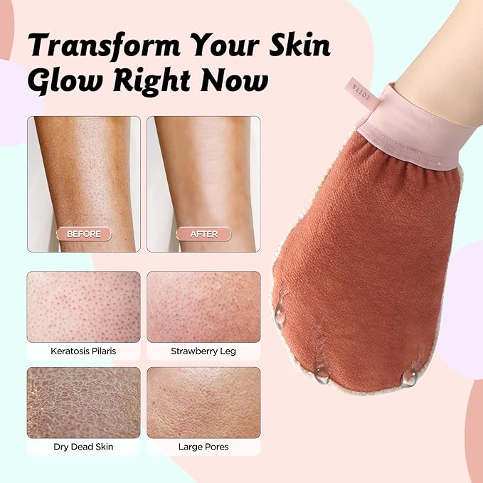LOTTA Dual-Sided Exfoliating Gloves - Image 5
