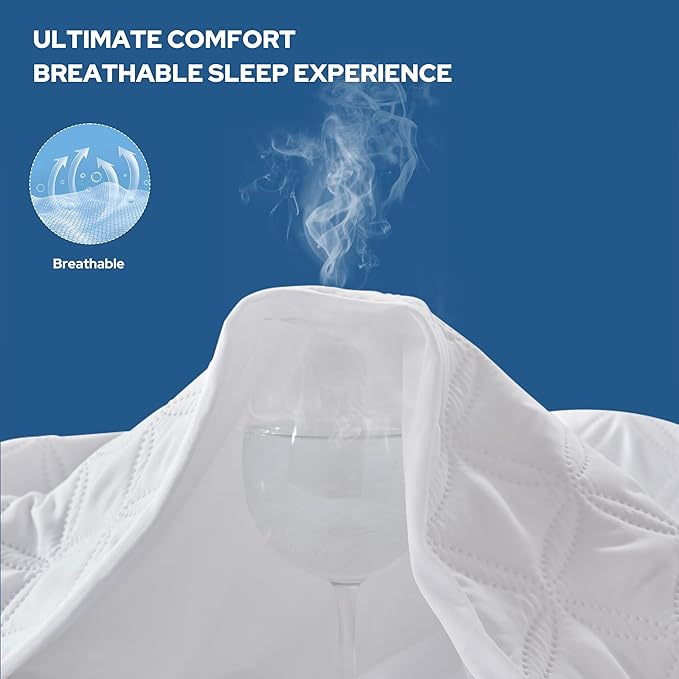 BEDLORE Waterproof Mattress Protector, California King Size Noiseless Mattress - Image 6