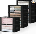 HomeHacks Storage 8-Pack Clothes Organizer Storage Bags Foldable Storage Box by HomeHacks