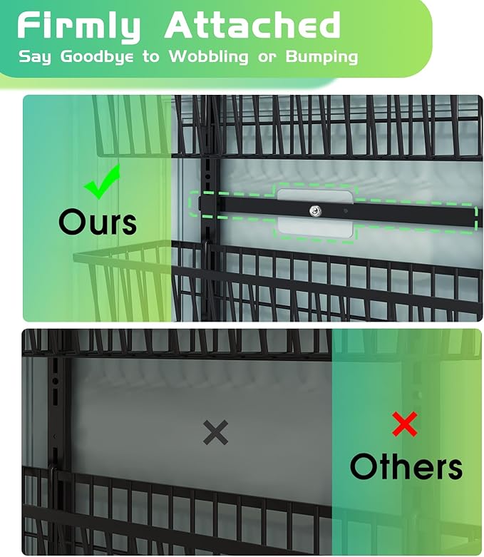 Over The Door Pantry Organizer, Pantry Organization and Storage, 8-Tier Deep - Image 5