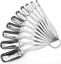 FANGSUN Stainless Steel Narrow Measuring Spoons, Heavy Duty Metal Measuring by FANGSUN