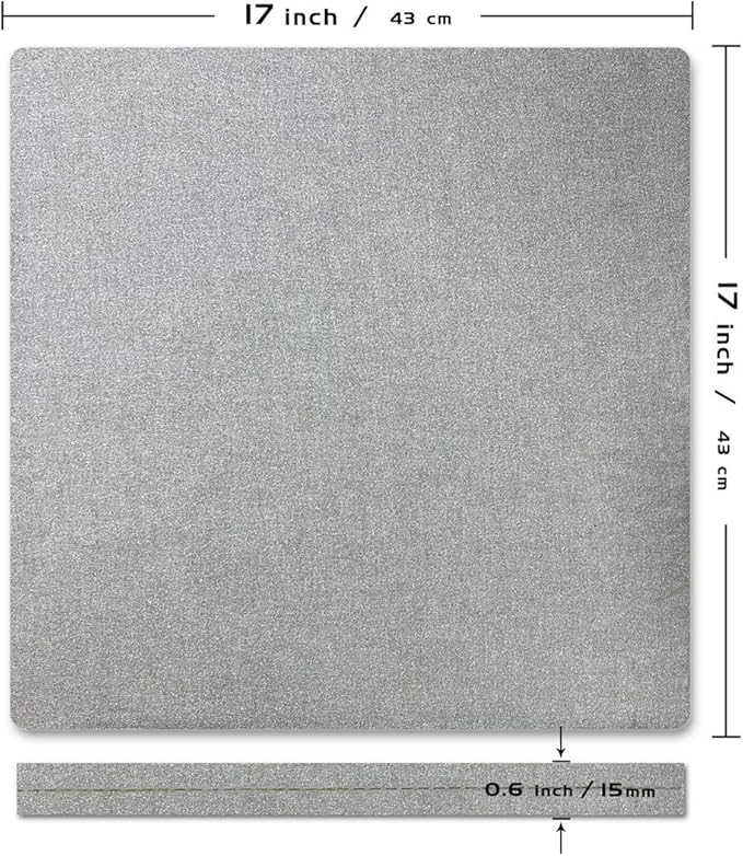 ReArt Heat Press Mat 17" x 17" for Cricut Easypress Both Sides Applicable - Image 2