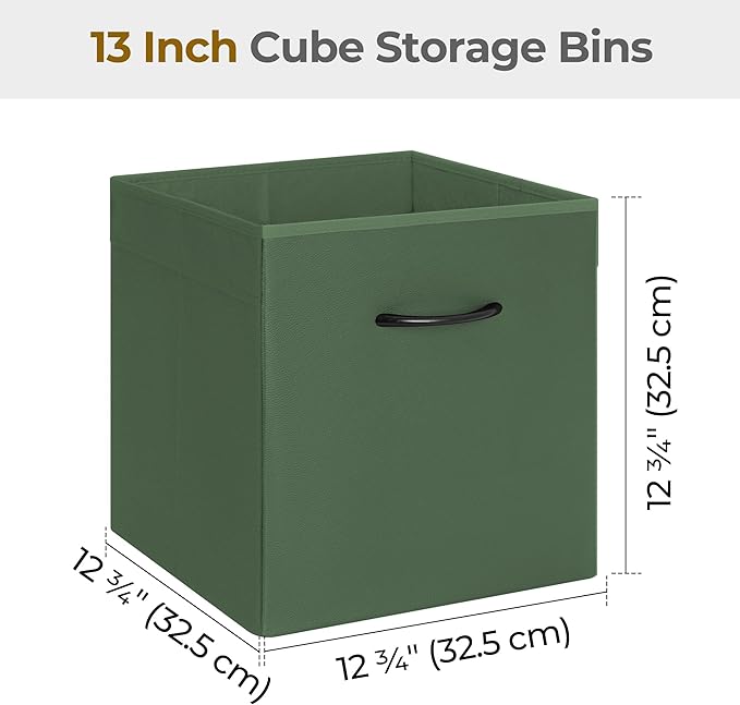 StorageWorks Green Storage Cubes, 13x13 Storage Cube Bins - Image 2