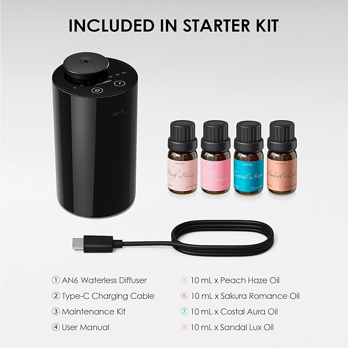 Airversa Waterless Essential Oil Diffuser Starter Kit - Image 5