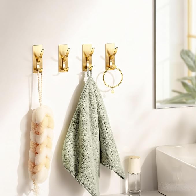 10 Pack Self Adhesive Coat Hooks - Image 5